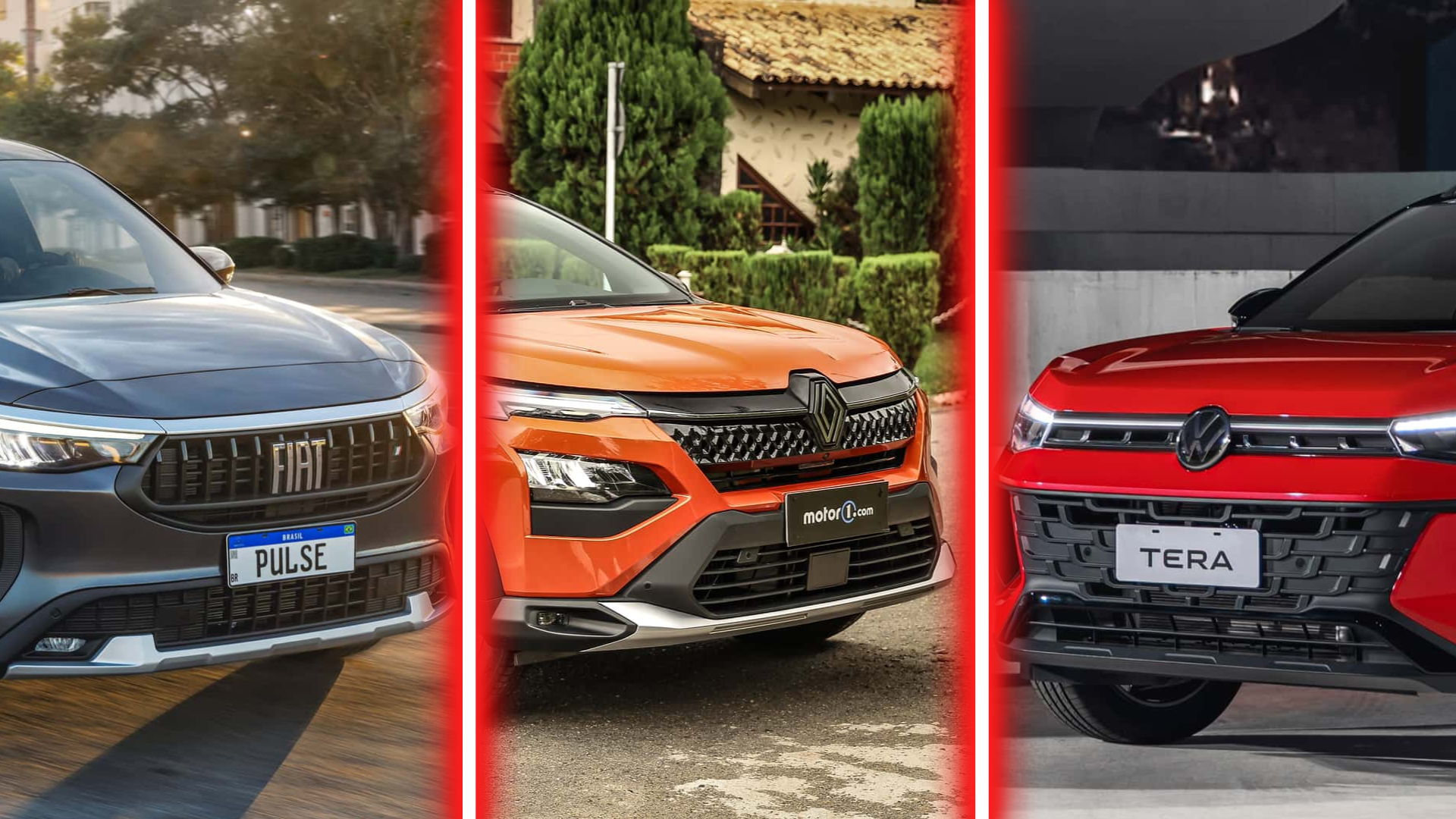 SUV Compacto Até R$ 150 Mil: VW Tera, Fiat Pulse ou Renault Kardian? Veja Comparativo Completo