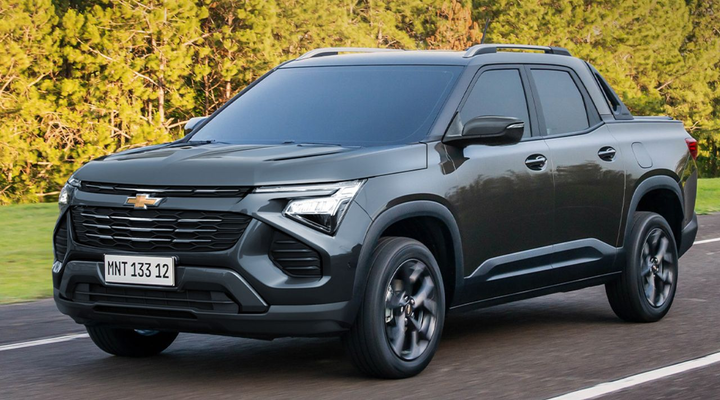 Chevrolet Montana 2026: Novidades no design, painel digital inspirado na Audi e motor mais potente