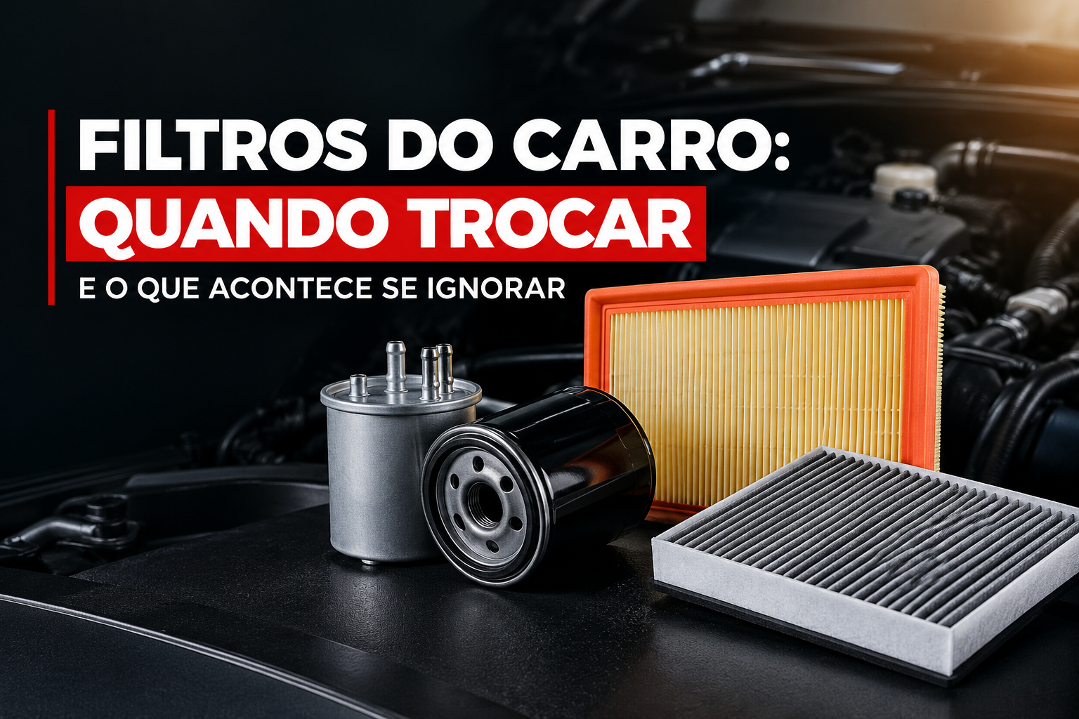 Filtros do carro: quando trocar e o que acontece se ignorar